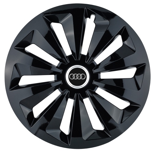 Set 4 capace roti Fox negru R14 pentru gama auto Audi