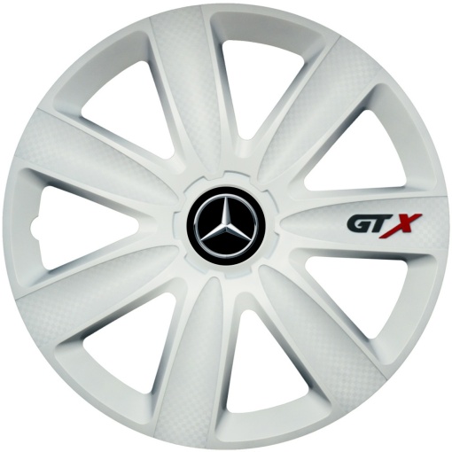 Set 4 Capace Roti GTX Alb R16, Compatibil Cu Mercedes