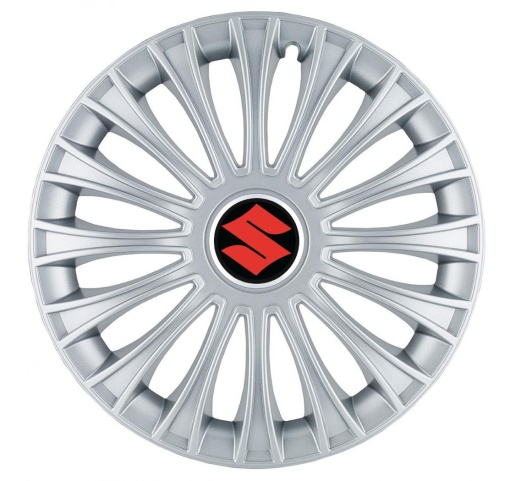 Set 4 Capace Roti, potrivite jantelor de R14, pentru Suzuki, model dino cromat