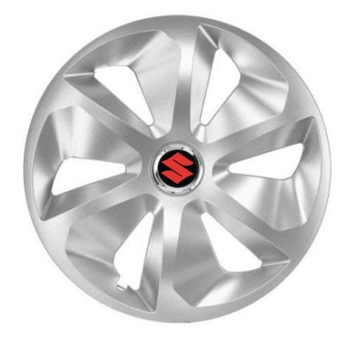 Set 4 Capace Roti Roco Gri R15, pentru Suzuki