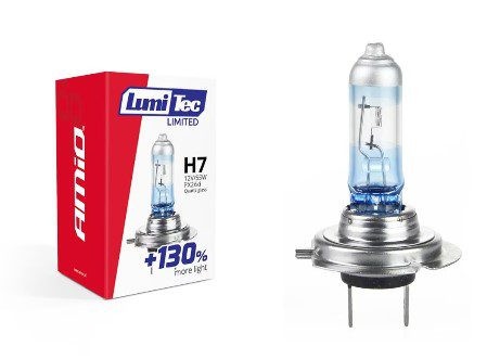 BEC HALOGEN H7 12V 55W LUMITEC+130%-02133