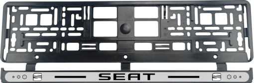 Set 2 bucati, suport numar inmatriculare Seat II