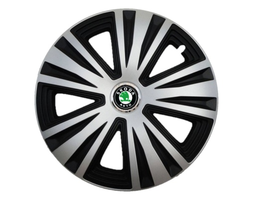 Set 4 Capace Roti Autohelix MSA® potrivite jantelor de 15 inch, pentru Skoda, model Glory Mix