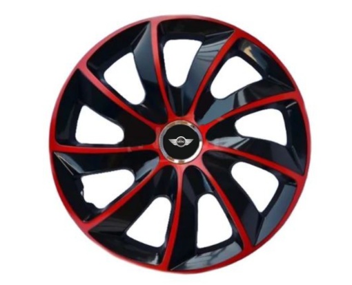 Set 4 capace roti Extra Stig Red R17 pentru gama auto Mini
