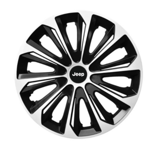 Set 4 capace roti Extra strong silver R15 pentru gama auto Jeep