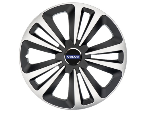 Set 4 Capace Roti Terra Gri-Negru R16 pentru gama auto Volvo