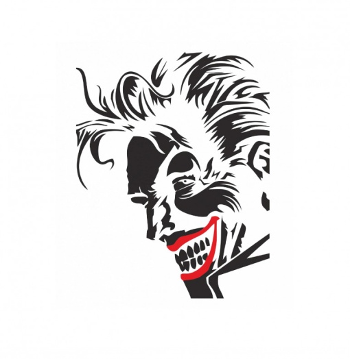 Sticker Joker 15x10 cm, Creative Rey®