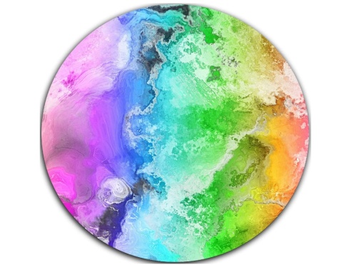 Mousepad multicolor 20 x 20 cm