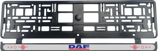 Set 2 bucati, suport numar inmatriculare DAF II