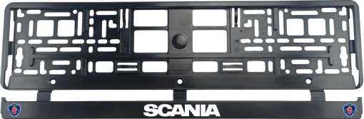 Set 2 bucati, suport numar inmatriculare, Scania