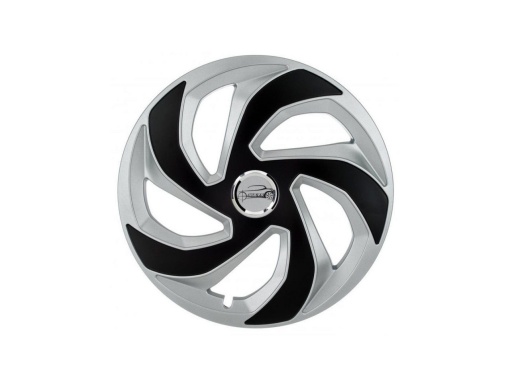 Set 4 Capace Rex Gri-Negru R16