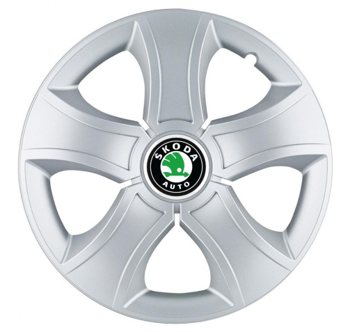 Set 4 Capace Roti Bis Gri R14, pentru Skoda