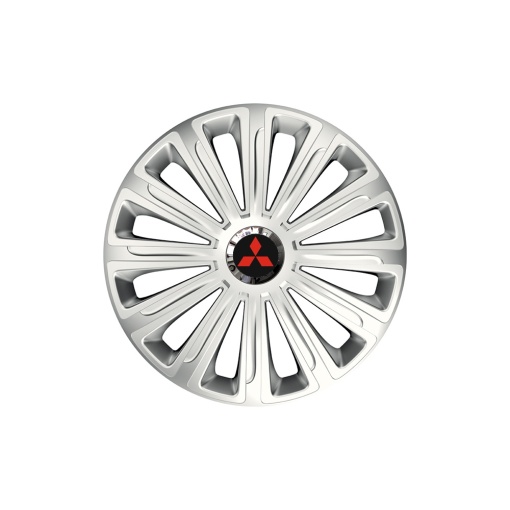 Set 4 capace roti Cu Inel Cromat Trend R16 pentru gama auto Mitsubisi