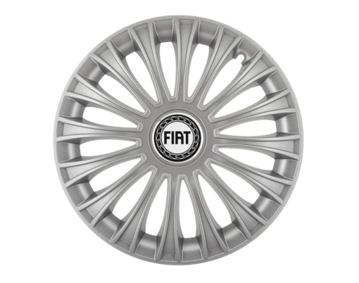 Set 4 capace roti Dino cromat R16 pentru gama auto Fiat