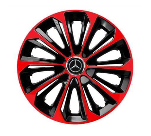 Set 4 capace roti Extra Strong Red R15 pentru gama auto Mercedes