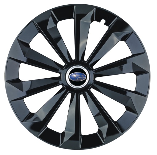 Set 4 capace roti Fame negru R15 pentru gama auto Subaru