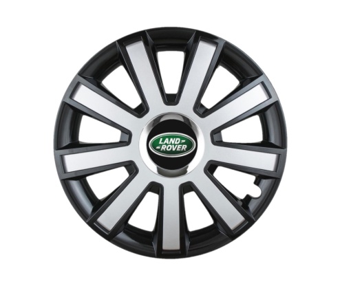 Set 4 capace roti Flash Gri-Negru R14 pentru gama auto Land Rover