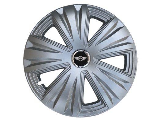 Set 4 capace roti Glory Gri R15 pentru gama auto Minicooper
