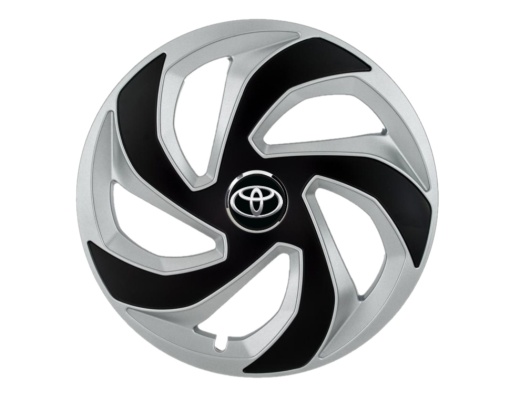 Set 4 capace roti Lama dual crom R16 pentru gama auto Toyota