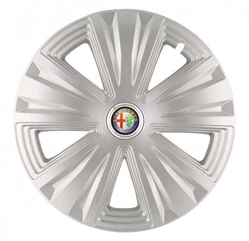 Set 4 Capace Roti, potrivite jantelor de R14, pentru Alfa Romeo, model glory Gri