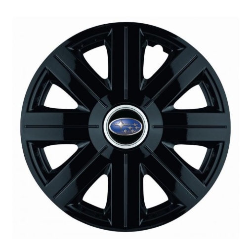 Set 4 Capace Roti, potrivite jantelor de R14, pentru Subaru, model Cosmos Negru