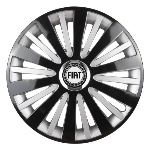 Set 4 Capace Roti, potrivite jantelor de R15, pentru Fiat, model falcon dual
