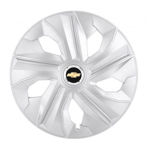 Set 4 Capace Roti, potrivite jantelor de R16, pentru Chevrolet, model luna cromat