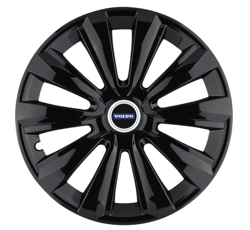 Set 4 Capace Roti, potrivite jantelor de R16, pentru Volvo, model delta negru