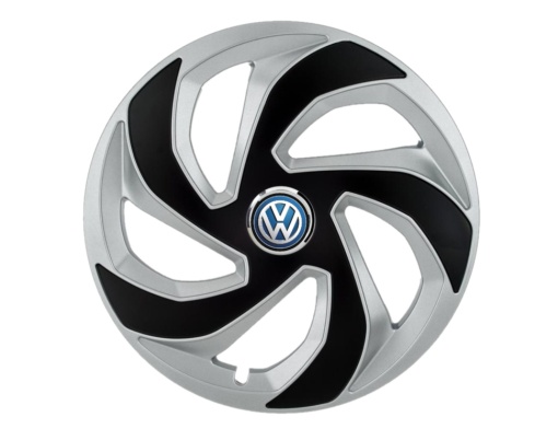 Set 4 capace roti Rex Gri-Negru R16 pentru gama auto VW