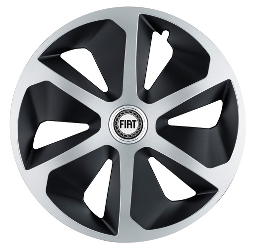 Set 4 capace roti Roco Gri-Negru R17 pentru gama auto Fiat