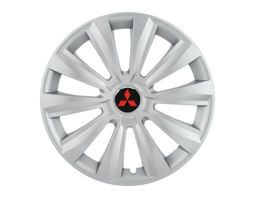 Set 4 capace roti Delta cromat R15 pentru gama auto Mitsubishi