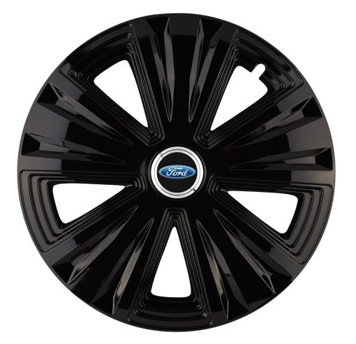 Set 4 capace roti Glory negru R15 pentru gama auto Ford