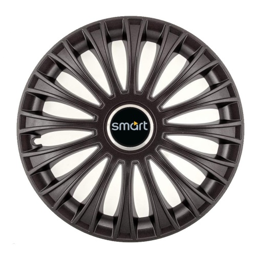 Set 4 Capace Roti, potrivite jantelor de R14, pentru Smart, model dino Negru