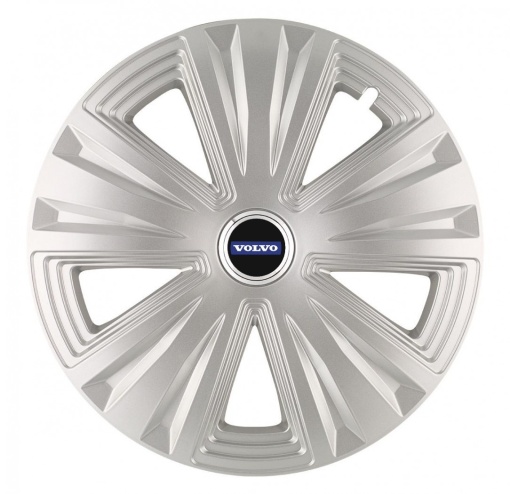 Set 4 Capace Roti, potrivite jantelor de R14, pentru Volvo, model glory Gri