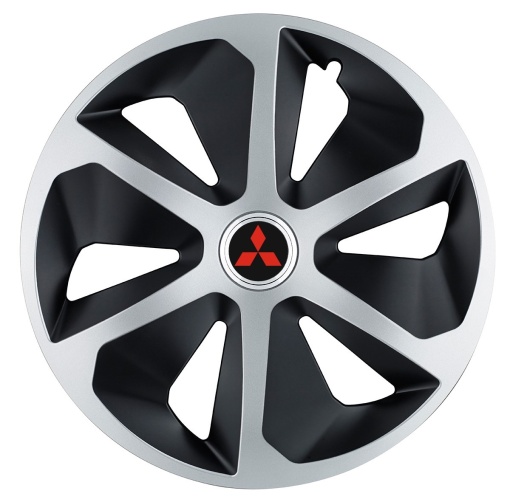 Set 4 capace roti Roco Gri-Negru R17 pentru gama auto Mitsubishi