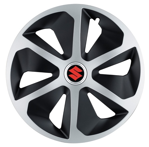 Set 4 capace roti Roco Gri-Negru R17 pentru gama auto Suzuki