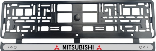 Set 2 bucati, suport numar inmatriculare Mitsubishi