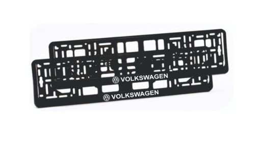 Set 2 suporti numar inmatriculare personalizat Creative Rey®- Volkswagen