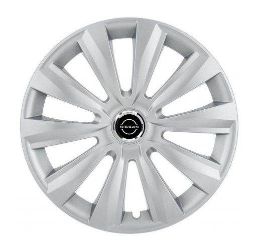Set 4 Capace Roti Autohelix MSA® potrivite jantelor de 15 inch, pentru Nissan Nou model Delta Gray