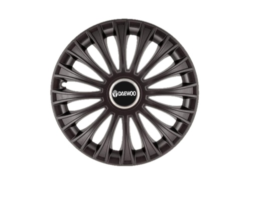 Set 4 capace roti Dino Negru R16 pentru gama auto Daewoo