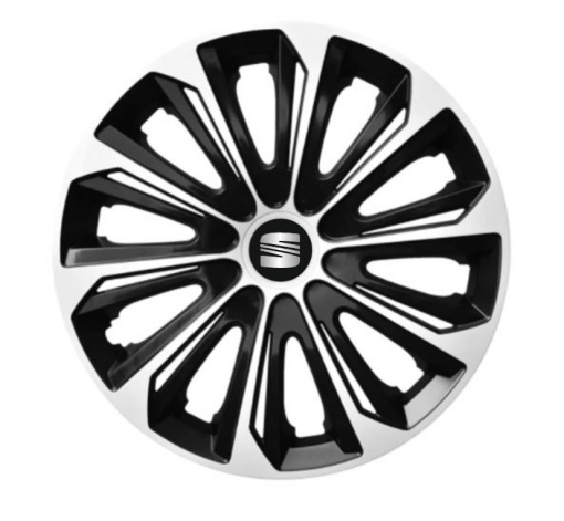 Set 4 capace roti Extra strong silver R15 pentru gama auto Seat
