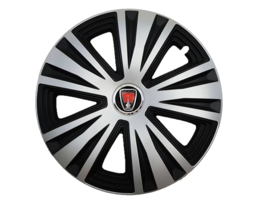 Set 4 capace roti Glory Gri-Negru R15, pentru gama auto Range Rover
