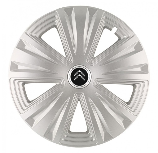 Set 4 Capace Roti, potrivite jantelor de R14, pentru Citroen, model glory Gri