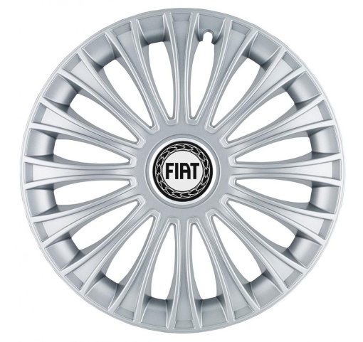 Set 4 Capace Roti, potrivite jantelor de R14, pentru Fiat, model dino cromat