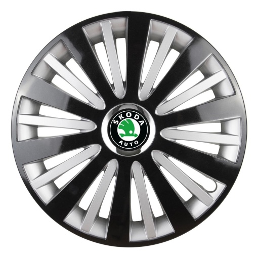 Set 4 Capace Roti, potrivite jantelor de R15, pentru Skoda, model falcon dual