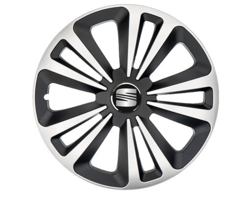 Set 4 Capace Roti Terra Gri-Negru R15, pentru gama auto Seat