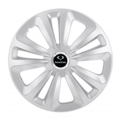 Set 4 Capace Roti Terra Gri R15 pentru SsangYoung