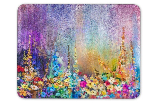 Mousepad Flori colorate, 22 x 18 cm