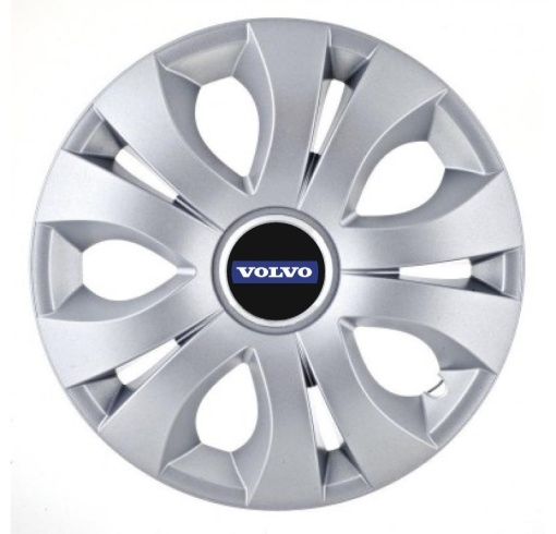 Set 4 Capace Roti Autohelix MSA® potrivite jantelor de 14 inch, Compatibil Cu Volvo, model Top Gray