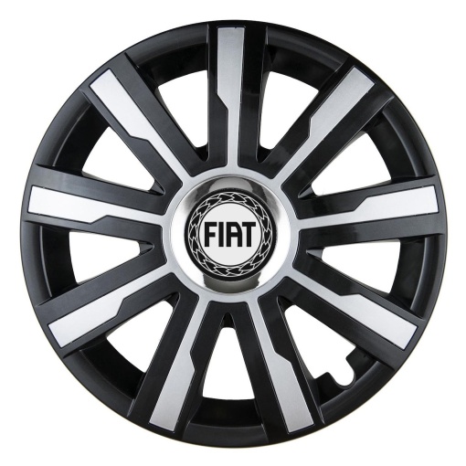 Set 4 Capace Roti Autohelix MSA®, potrivite jantelor de R15, pentru Fiat, model mirage